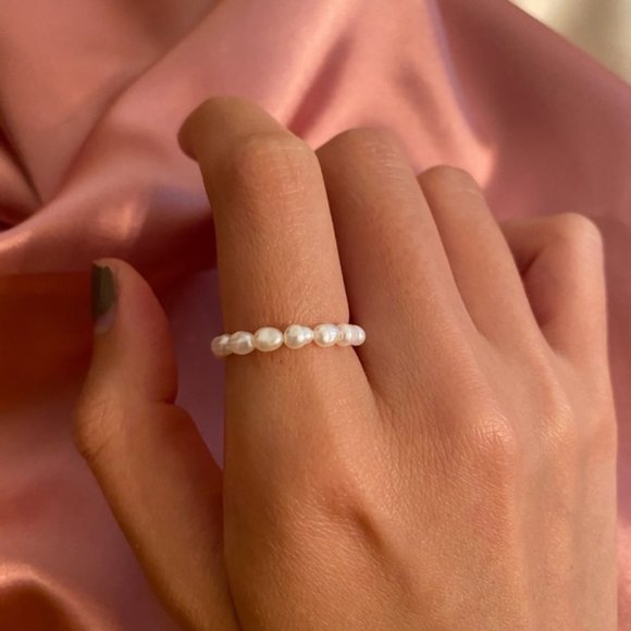 💕Last one Natural Pearls Rings - Picture 5 of 8